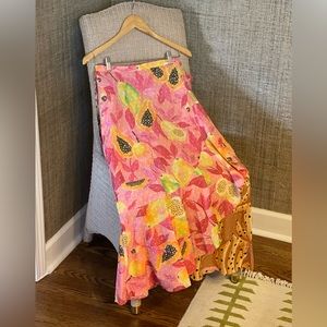 Farm Rio Wrap Ruffle Skirt Size M